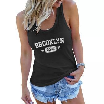 Womens Brooklyn Girl New York Born Raised Home State Pride Gift Women Flowy Tank | Mazezy