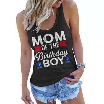 Womens Mom Of The Birthday Boy Birthday Boy Women Flowy Tank - Seseable