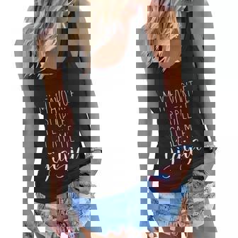 Womens My Favorite People Call Me Yiayia Greek Grandma V-Neck Women Flowy Tank | Mazezy