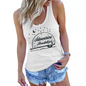 Adventure Buddies Couples Adventure Gift Travel Gift Road Trip Gift Gift For Family Travel Women Flowy Tank | Favorety AU