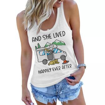 And She Lived Happily Ever After Women Flowy Tank | Favorety CA