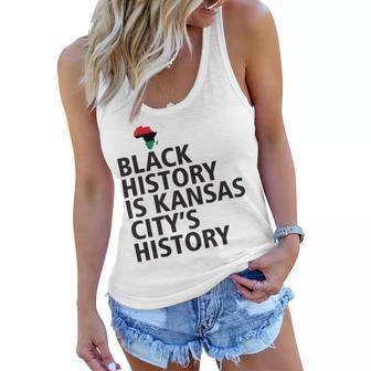 Black History Is Kansas Citys History Women Flowy Tank | Favorety UK