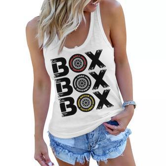 Box Box Box F1 Tyre Compound V2 Design Women Flowy Tank | Favorety UK