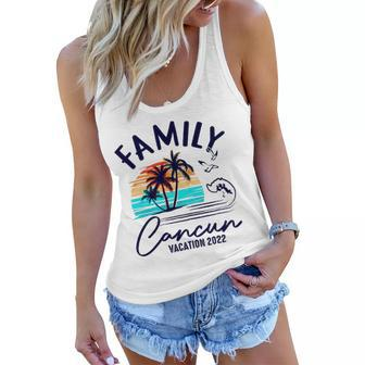 Cancun Vacation 2022 Beach Matching Family Group Women Flowy Tank | Mazezy