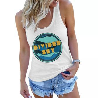 Divided Sky Indoor And Outdoor Dining Women Flowy Tank | Mazezy