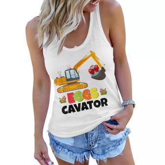 Excavator Shirts For Toddler Boys Girls Easter Eggs Cavator Women Flowy Tank | Favorety UK