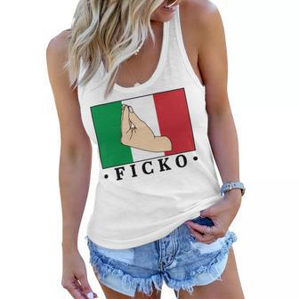 Ficko Italian Hand Sign Women Flowy Tank | Favorety CA