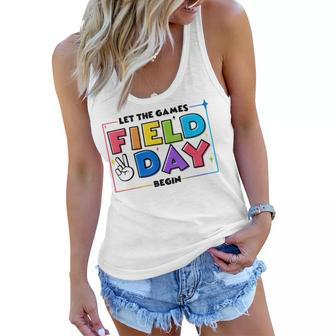 Field Day Let The Games Begin For Kids Boys Girls & Teachers V2 Women Flowy Tank - Seseable