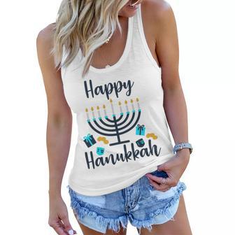 Happy Hanukkah Chanukah Pajama 893 Shirt Women Flowy Tank | Favorety UK