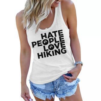 Hate People Love Hiking V2 Women Flowy Tank | Favorety CA