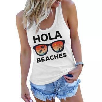 Hola Beaches Funny V2 Women Flowy Tank | Favorety