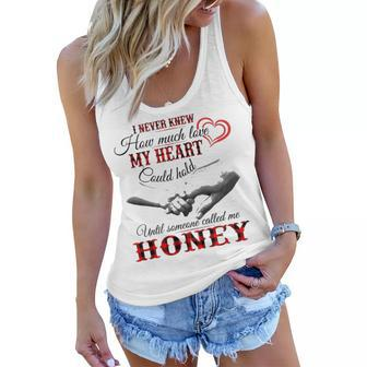 Honey Grandma Gift Until Someone Called Me Honey Women Flowy Tank - Seseable