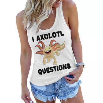 I Axlotl Questions Cute Axlotl Women Flowy Tank | Favorety CA