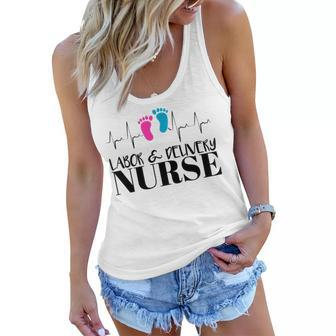 Labor And Delivery Nurse Women Flowy Tank - Seseable