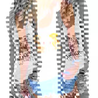 Life Without Dogs I Dont Think So Funny Dogs Lovers Women Flowy Tank | Mazezy