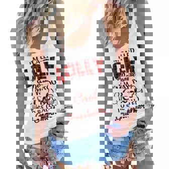 Lolly Grandma Gift Im Called Lolly Because Im Too Cool To Be Called Grandmother Women Flowy Tank - Seseable
