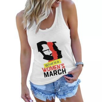 Matt Walsh What Is A Womens March Women Flowy Tank | Mazezy