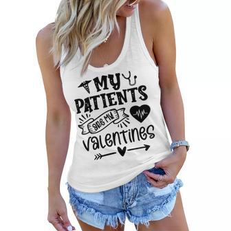 My Patients Are My Valentines 140 Trending Shirt Women Flowy Tank | Favorety