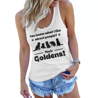 Official Professional Golden Retriever Groomer Women Flowy Tank | Favorety DE