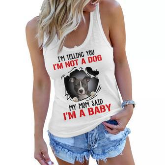 Pitbull Im Telling You Im Not A Dog 789 Shirt Women Flowy Tank | Favorety CA