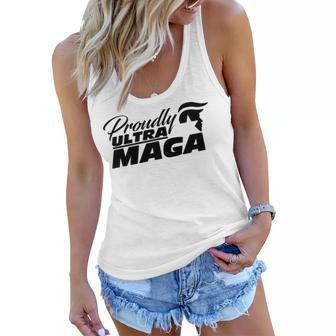 Proudly Ultra Maga Decallets Go Brandontrump Was Rightmandate Freedom Sticker Women Flowy Tank | Favorety