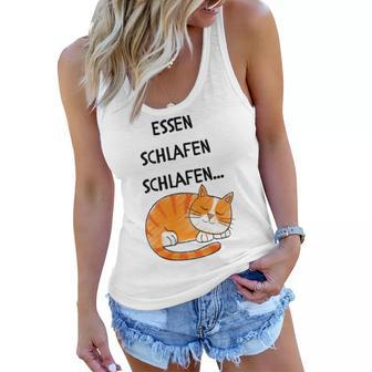 Sleepy Cat Women Flowy Tank | Favorety