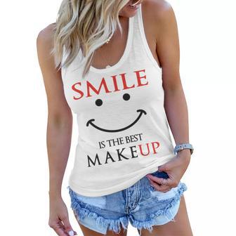 Smile Is The Best Makeup Women Flowy Tank | Favorety UK