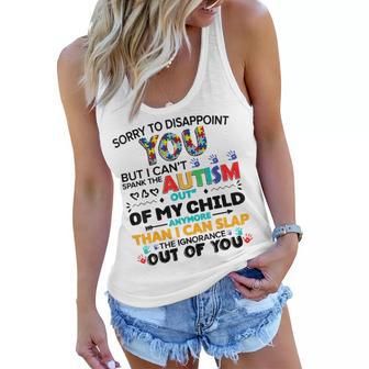 Sorry To Disappoint You But I Cant Spank The Autism Women Flowy Tank | Favorety UK