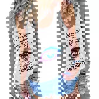 Thomasine Name Gift Thomasine I Am Who I Am Women Flowy Tank | Seseable UK