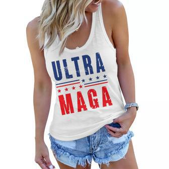 Ultra Maga Donald Trump Great Maga King Women Flowy Tank | Mazezy