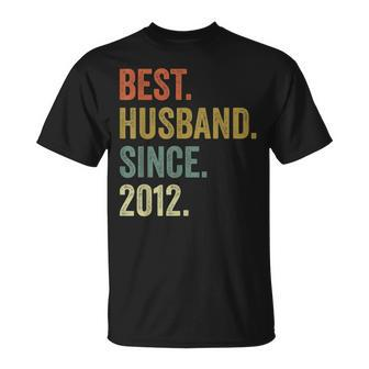 10Th Wedding Anniversary Best Husband Since 2012 T-shirt - Thegiftio UK