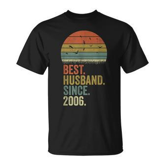 16Th Wedding Anniversary Best Husband Since 2006 T-shirt - Thegiftio UK