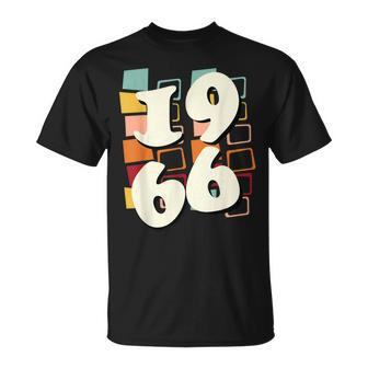 1966 Birthday 60S 1960S Sixties Hippy Retro Style Fun Unisex T-Shirt - Seseable
