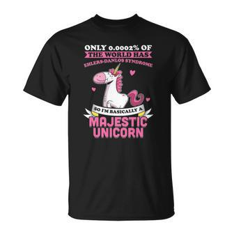 Only 2 Of The World Has Ehlers Danlos Syndrome 00002 Unicorn T-shirt - Thegiftio UK