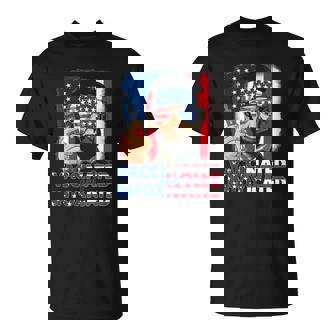4Th Of July Vaccinated Intoxicated Usa Abe Lincoln Unisex T-Shirt | Mazezy