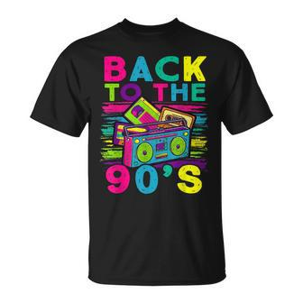Back To The 90S 90S Disco Radio And Techno Era Vintage Retro T-shirt - Thegiftio UK