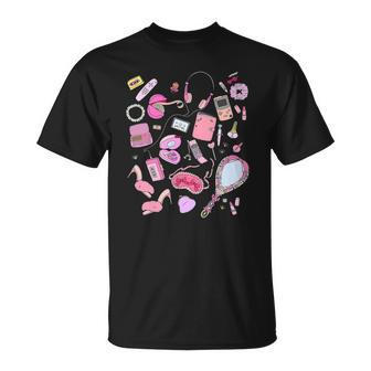 90S Styles Pink Nostalgia Graphic Unisex T-Shirt | Mazezy