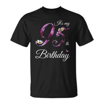 95 Years Old Floral 1927 Its My 95Th Birthday Gift Unisex T-Shirt | Mazezy