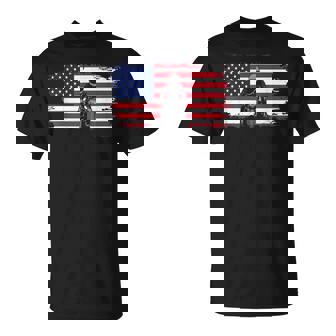 American Flag Motorcycle Apparel Biker Motorcycle T-shirt - Thegiftio UK