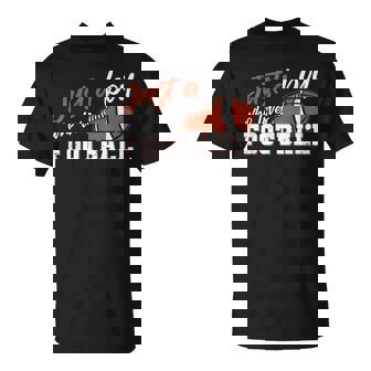 American Football Player Just A Boy Who Loves Football T-shirt - Thegiftio