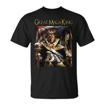 Anti Joe Biden Ultra Maga The Return Of The Great Maga King Unisex T-Shirt | Favorety AU