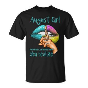 August Girl August Girl Knows More Than She Says T-Shirt - Seseable