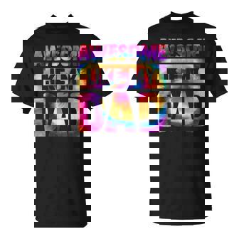 Awesome Like My Dad Matching Fathers Day Family Kids Tie Dye V2 Unisex T-Shirt | Mazezy