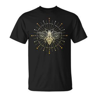 Bee Bee Bee With Sun Honey-Bee With Sun Rays Trendy Summer Style Unisex T-Shirt - Monsterry CA