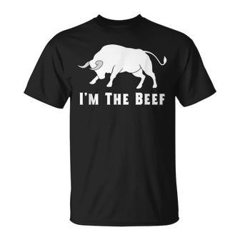 Im The Beef Bull Sr Cow Bull Riding Rodeo T-shirt - Thegiftio UK