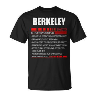 Berkeley Fact Fact T Shirt Berkeley Shirt For Berkeley Fact Unisex T-Shirt - Seseable