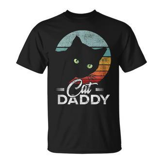 Best Cat Dad Daddy Ever Cat Lover Unisex T-Shirt - Monsterry UK
