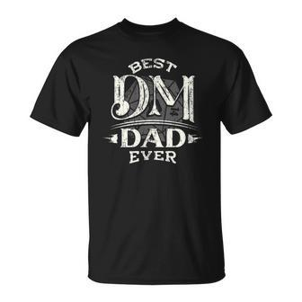 Best Dm Game Master Dad Ever D20 Rpg Tabletop Gamer Dad Unisex T-Shirt | Mazezy