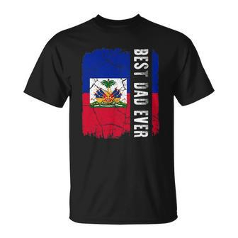 Best Haitian Dad Ever Haiti Daddy Fathers Day Gift Unisex T-Shirt | Mazezy