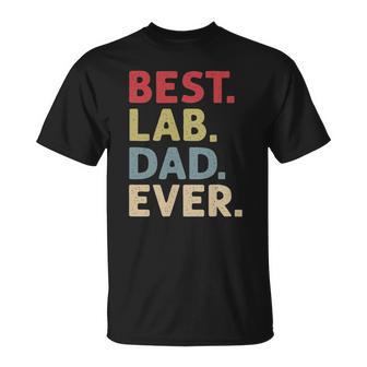 Best Lab Dad Ever Dog Lover Labrador Retriever T-shirt - Thegiftio